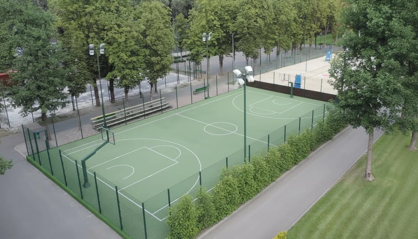 Basketball Court Installation